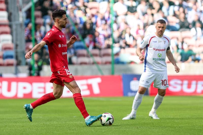 Football. PKO BP Ekstraklasa. Gornik Zabrze - Widzew Lodz. 27.04.2025