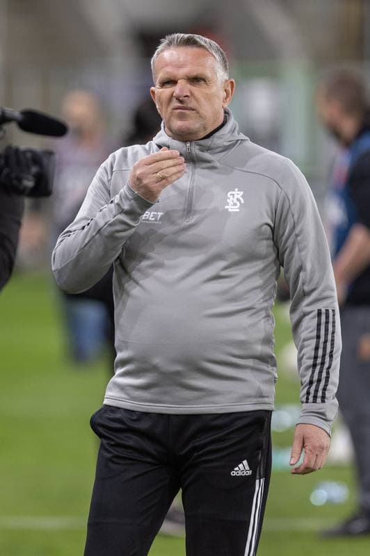 Football. Fortuna I Liga. Zaglebie Sosnowiec - LKS Lodz. 28.04.2023