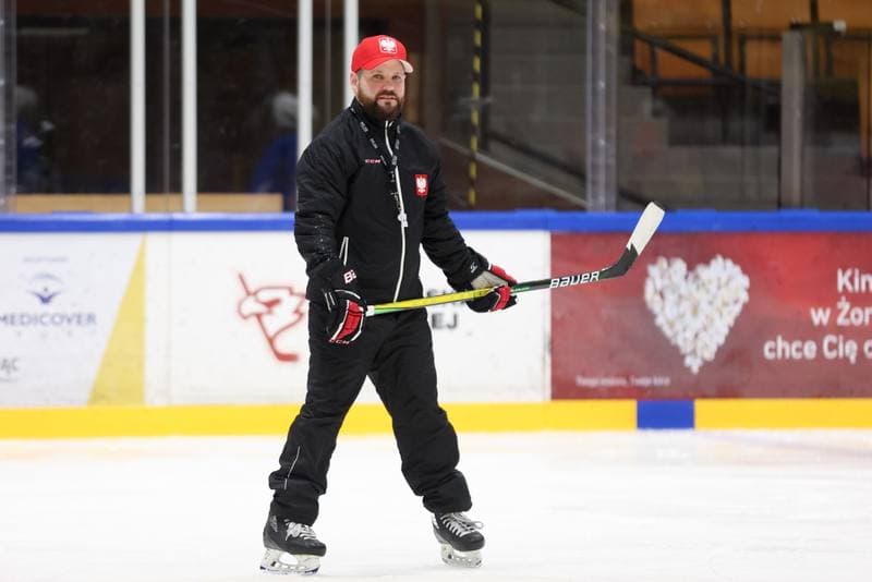 Ice Hockey. Poland national team. Training. 05.02.2024