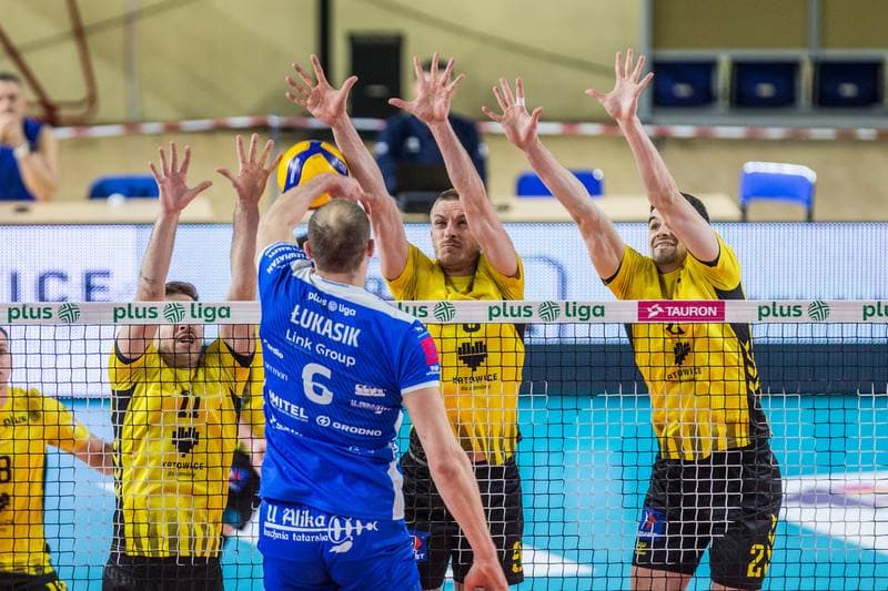 Volleyball. PlusLiga. GKS Katowice - Slepsk Malow Suwalki. 25.02.2022