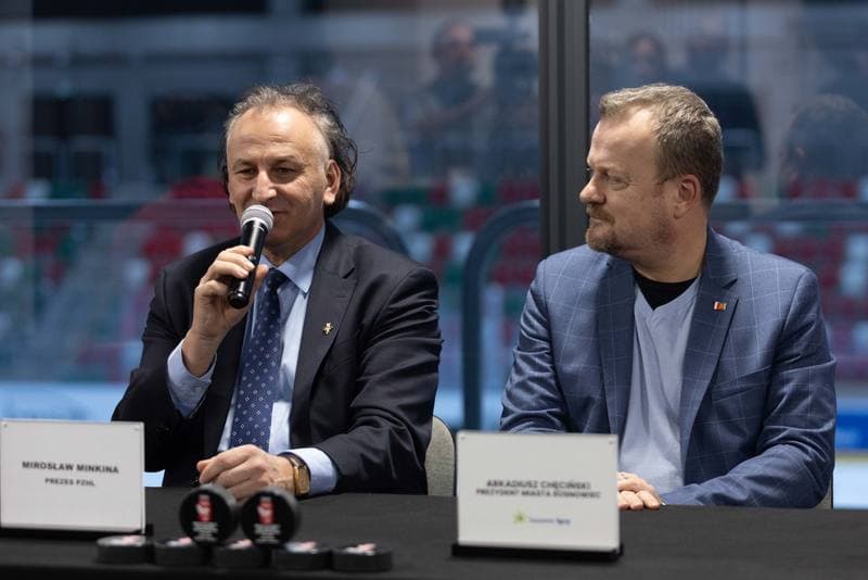 Ice Hockey. Poland national team. Press Conference. 06.02.2024