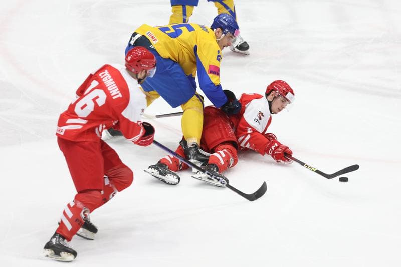 Ice Hockey. Olympic Qualification. Poland - Ukraine. 09.02.2024