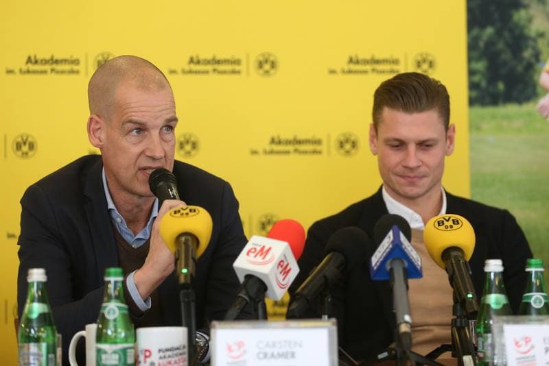 Football. Akademia im. Lukasza Piszczka. Press Conference. 19.03.2019
