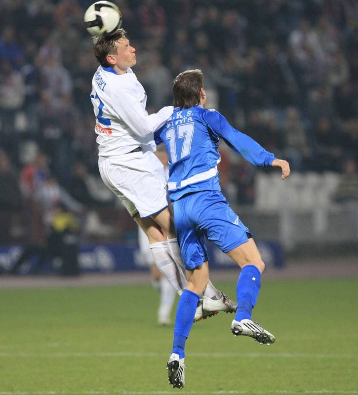 Football. I liga. Gornik Zabrze - Flota Swinoujscie. 26.03.2010
