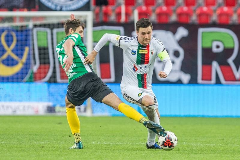Football. Fortuna I Liga. GKS Tychy - GKS 1962 Jastrzebie. 01.05.2019