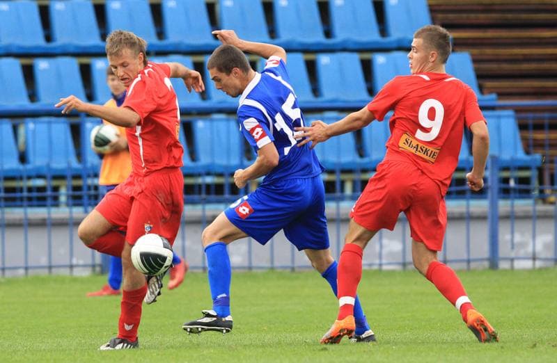 Football. Mlodziezowa Ekstraklasa. Ruch Chorzow - Gornik Zabrze. 30.08.2010
