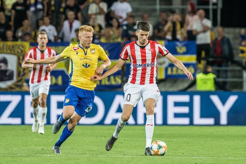 Football. UEFA Europa League. DAC 1904 Dunajska Streda - Cracovia Krakow. 11.07.2019