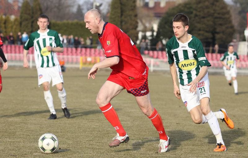 Football. I liga. Odra Wodzislaw Slaski - Warta Poznan. 12.03.2011