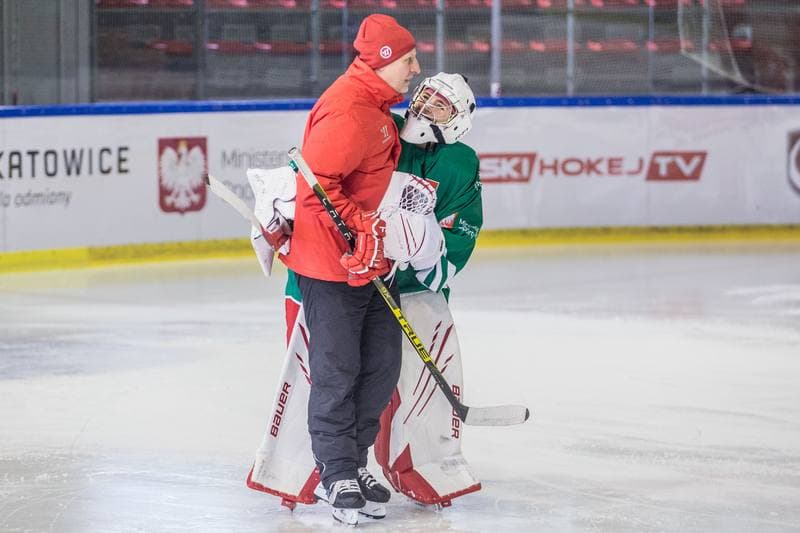 Ice Hockey. Poland national team. Training. 04.04.2022