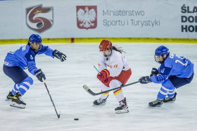 Ice Hockey. Women's World Championship Division 1 Group B. Italy - China. 09.04.2022
