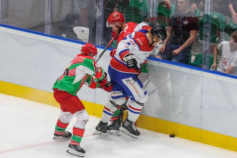 Ice Hockey. Tauron Hokej Liga. Zaglebie Sosnowiec - Marma Ciarko STS Sanok. 17.09.2023
