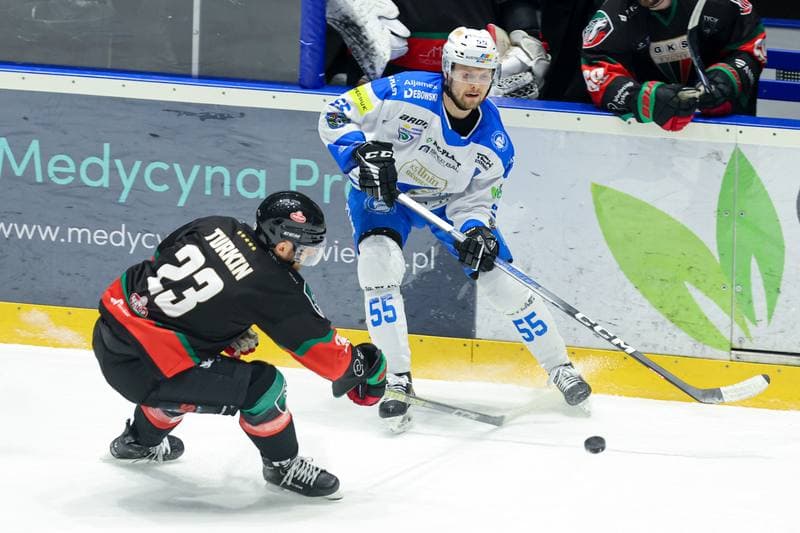 Ice Hockey. Tauron Hokej Liga. Re-Plast Unia Oswiecim - GKS Tychy. 18.03.2024