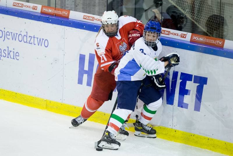 Ice Hockey. Women's World Championship Division 1B. Poland - Italy. 12.04.2022