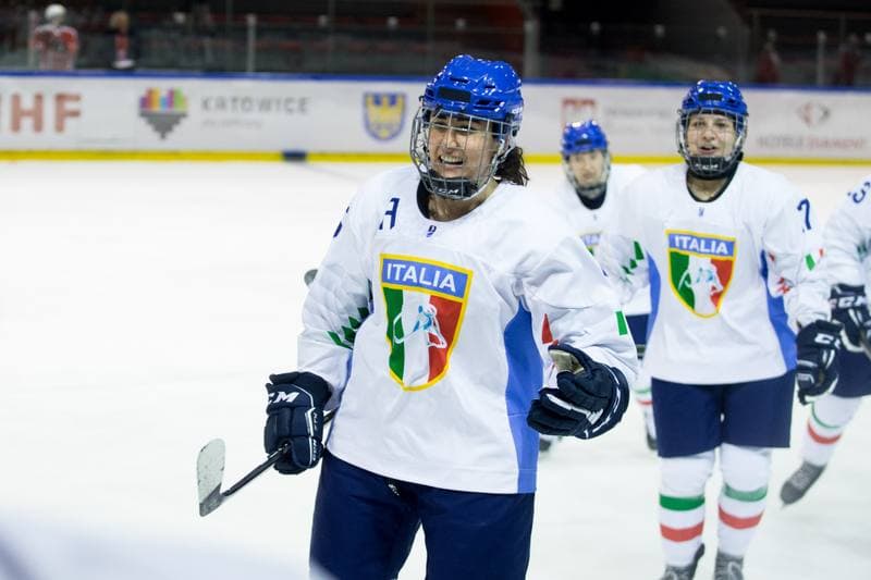 Ice Hockey. Women's World Championship Division 1B. Poland - Italy. 12.04.2022