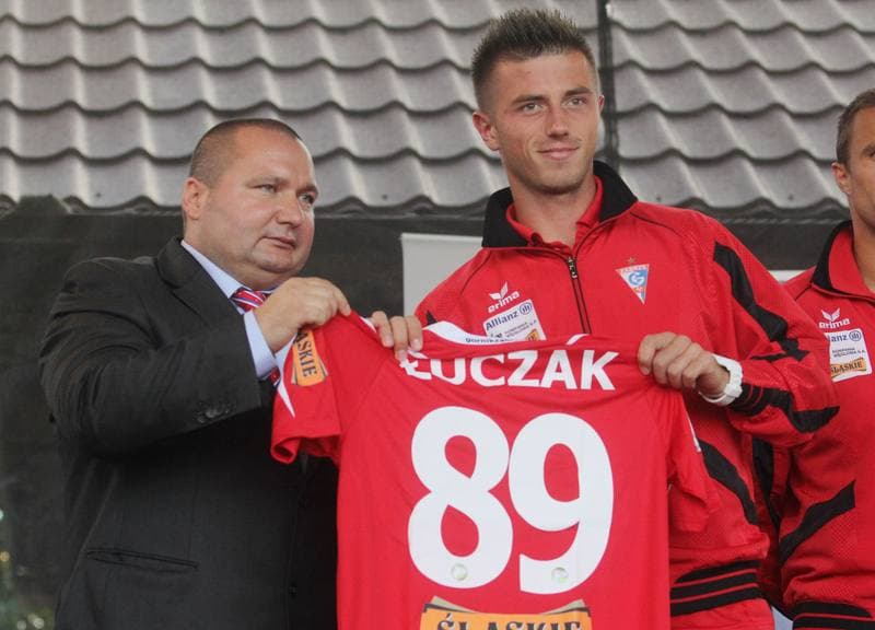 Football. Gornik Zabrze. Press Conference. 14.08.2012