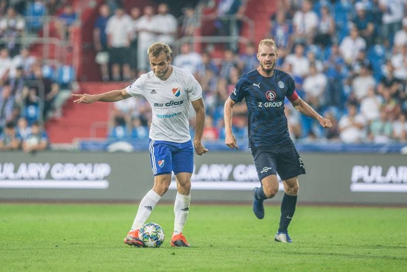 Football. Fortuna:Liga. Banik Ostrava - 1 FC Slovacko. 23.08.2019