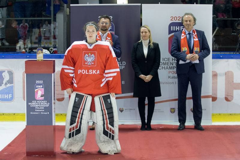 Ice Hockey. Women's World Championship Division 1B. Poland - China. 14.04.2022
