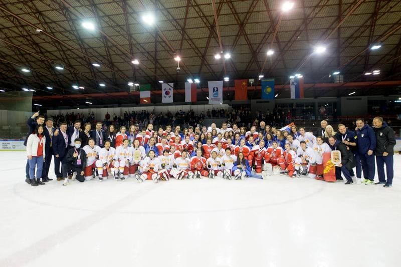 Ice Hockey. Women's World Championship Division 1B. Poland - China. 14.04.2022