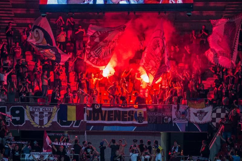 Football. UEFA Champions League. Slavia Prague - CFR Cluj. 28.08.2019