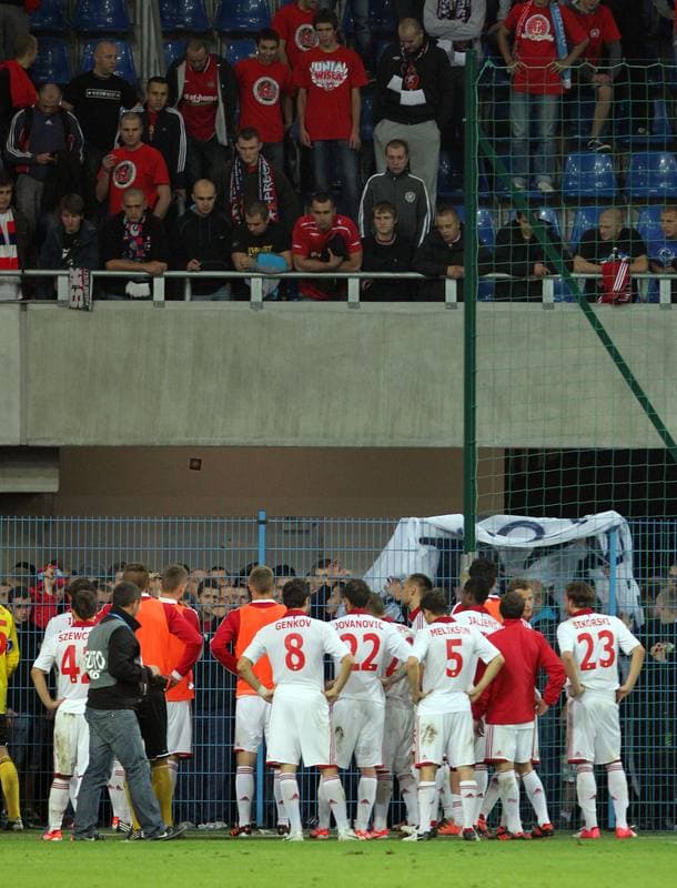 Football. T-Mobile Ekstraklasa. Piast Gliwice - Wisla Krakow. 01.10.2012