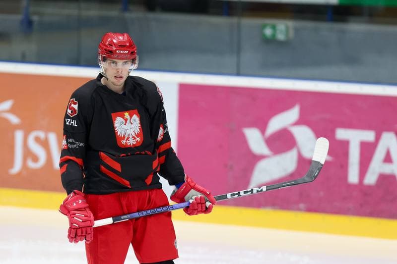 Ice Hockey. Poland national team. Training. 02.04.2024