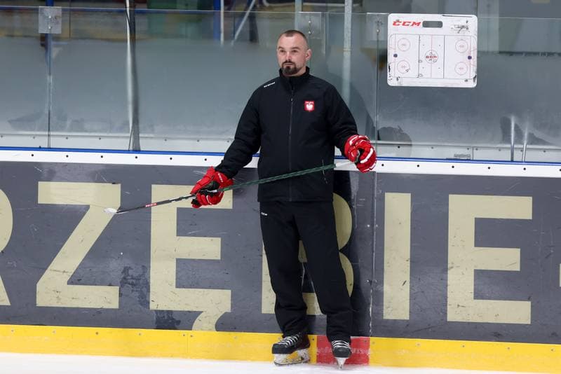 Ice Hockey. Poland national team. Training. 02.04.2024