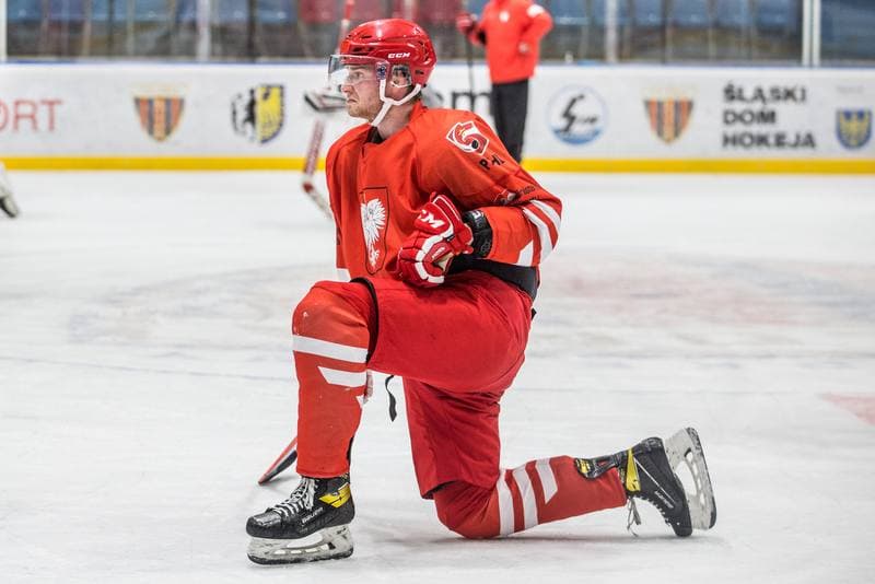 Ice Hockey. Poland national team. Training. 18.04.2022
