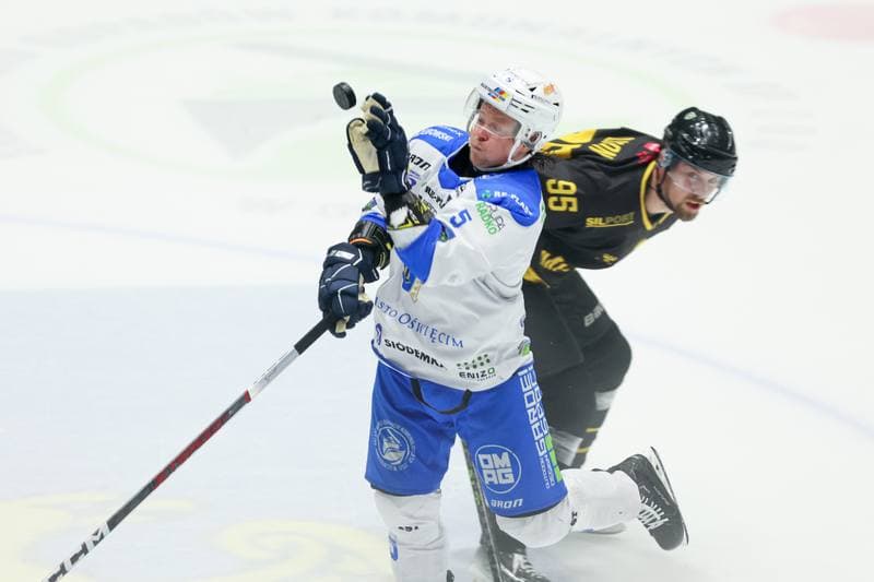 Ice Hockey. Tauron Hokej Liga. Re-Plast Unia Oswiecim - GKS Katowice. 06.04.2024
