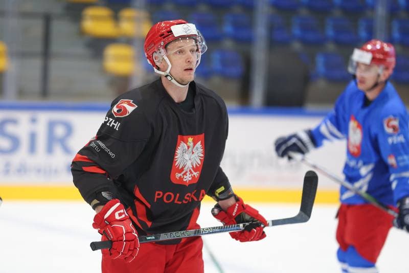 Ice Hockey. Poland national team. Training. 11.04.2024
