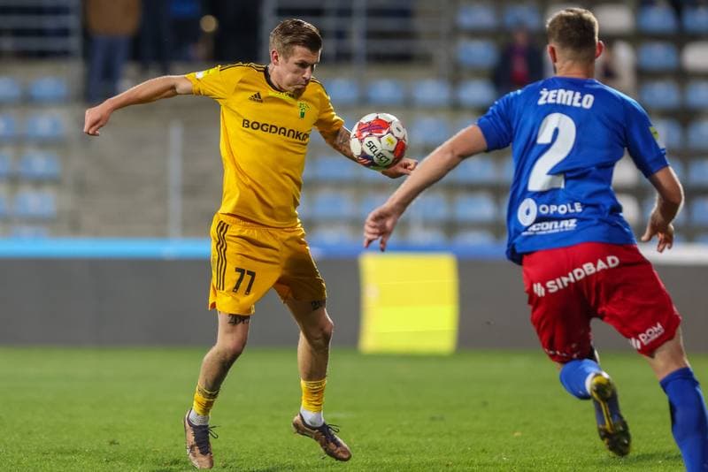 Football. Fortuna I Liga. Odra Opole - Gornik Leczna. 04.11.2023