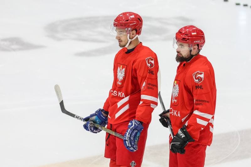 Ice Hockey. Poland national team. Training. 07.11.2023