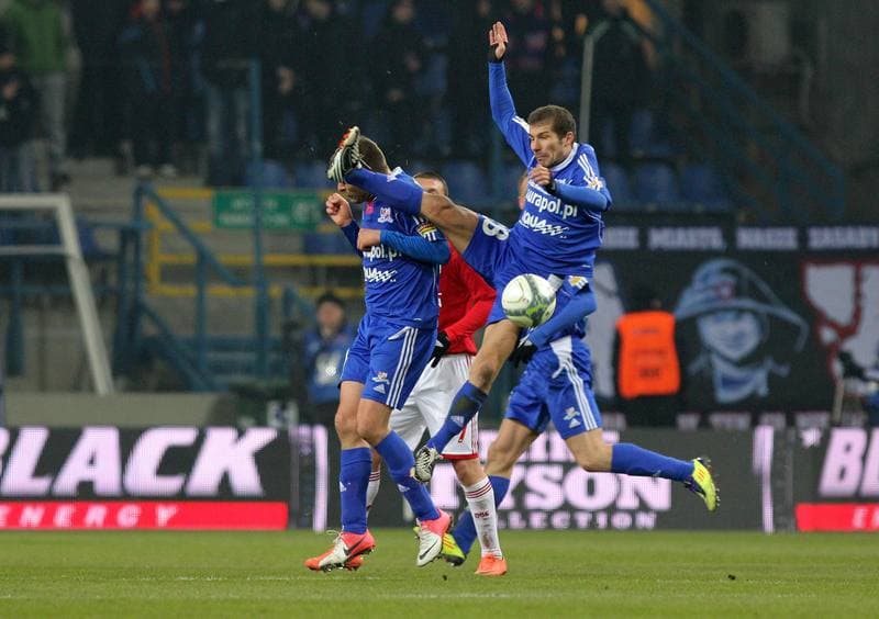 Football. T-Mobile Ekstraklasa. Wisla Krakow - Podbeskidzie Bielsko-Biala. 04.03.2013