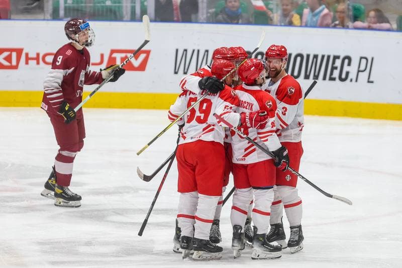 Ice Hockey. Euro Ice Hockey Challenge. Poland - Latvia. 10.11.2023