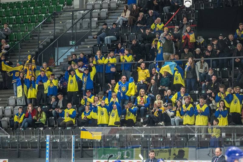 Ice Hockey. World Championship Division 1 Group B. Ukraine - Serbia. 27.04.2022
