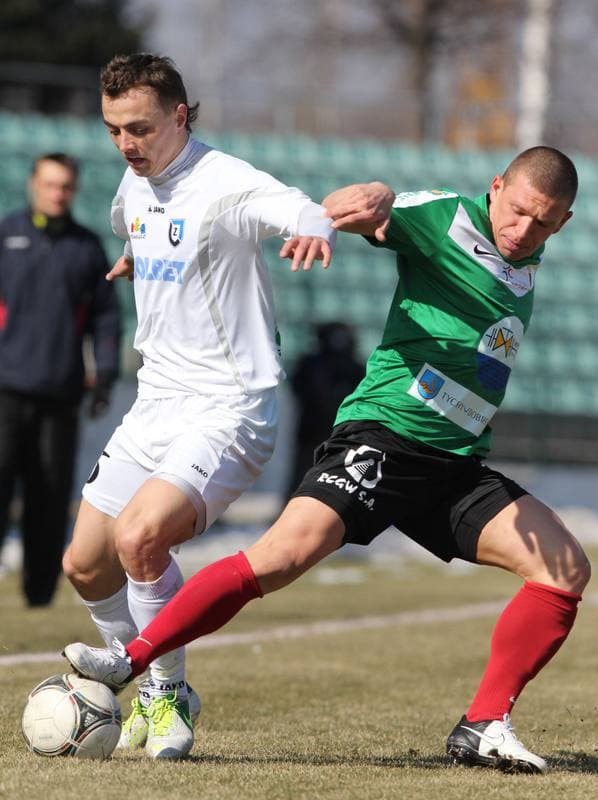 Football. I liga. GKS Tychy - Zawisza Bydgoszcz. 17.03.2013