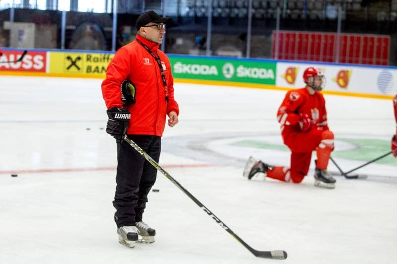 Ice Hockey. Poland national team. Training. 01.05.2022