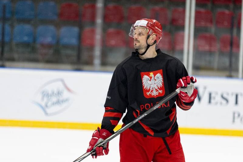 Ice Hockey. Poland national team. Training. 24.04.2024