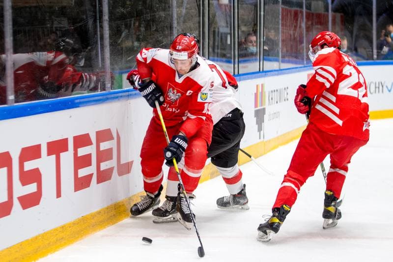 Ice Hockey. World Championship Division 1 Group B. Poland - Japan. 01.05.2022