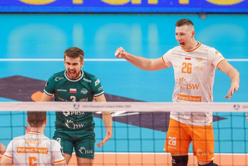 Volleyball. CEV Champions League. Jastrzebski Wegiel - Guaguas Las Palmas. 22.11.2023