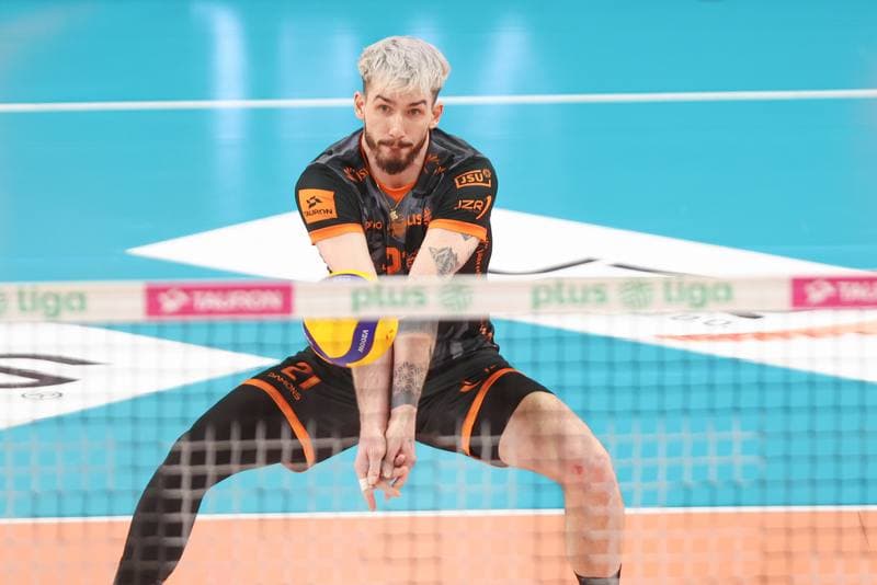 Volleyball. PlusLiga. Jastrzebski Wegiel - Aluron CMC Warta Zawiercie. 28.04.2024