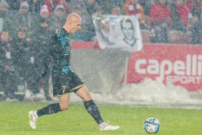 Football. PKO BP Ekstraklasa. Gornik Zabrze - Pogon Szczecin. 01.12.2023