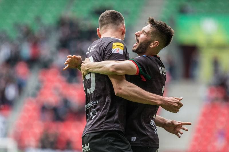 Football. Fortuna I Liga. GKS Tychy - Puszcza Niepolomice. 06.05.2022