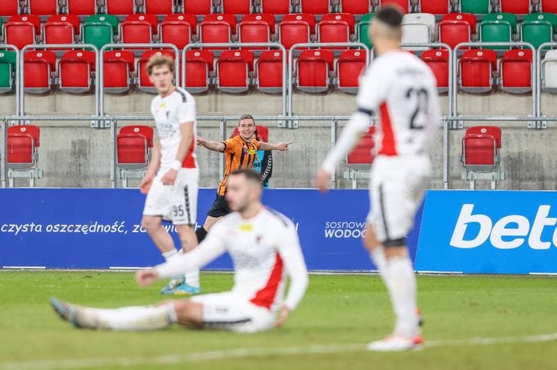 Football. Fortuna I Liga. Zaglebie Sosnowiec - Chrobry Glogow. 19.12.2023