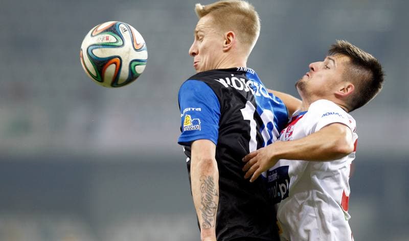 Football. T-Mobile Ekstraklasa. Podbeskidzie Bielsko Biala - Zawisza Bydgoszcz. 14.12.2014