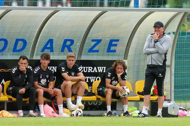 Football. Sparing. GKS Katowice - Hutnik Krakow. 30.06.2024