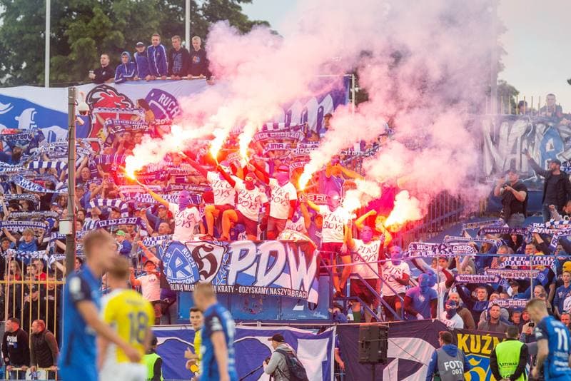 Football. Playoff Fortuna I Liga. Ruch Chorzow - Motor Lublin. 29.05.2022