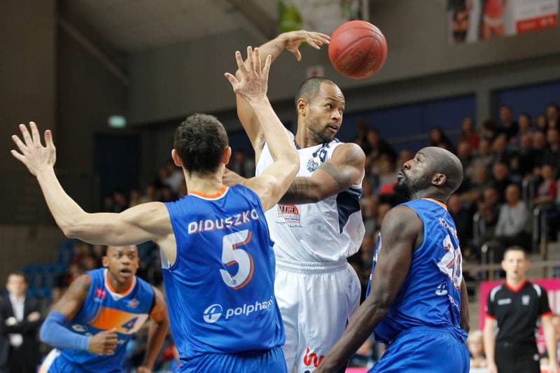 Basketball. Tauron Basket Liga. MKS Dabrowa Gornicza - Polpharma Starogard Gdanski. 23.12.2015