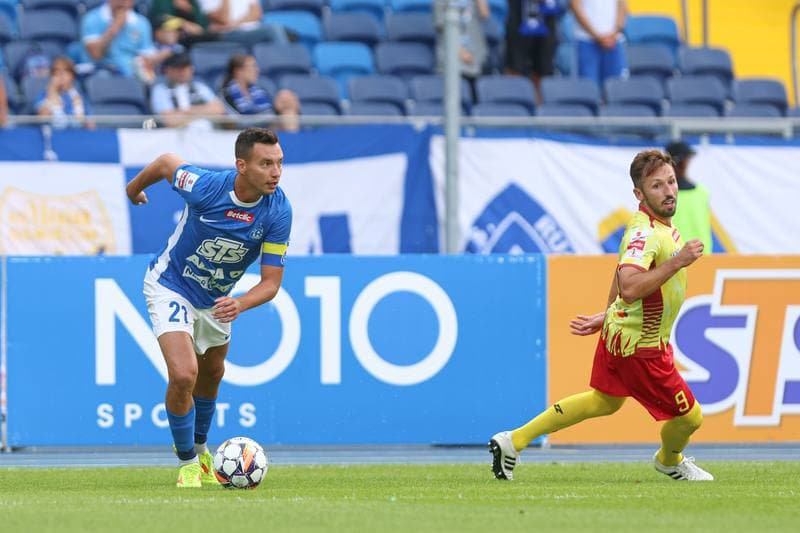 Football. Betclic I liga. Ruch Chorzow - Znicz Pruszkow. 28.07.2024