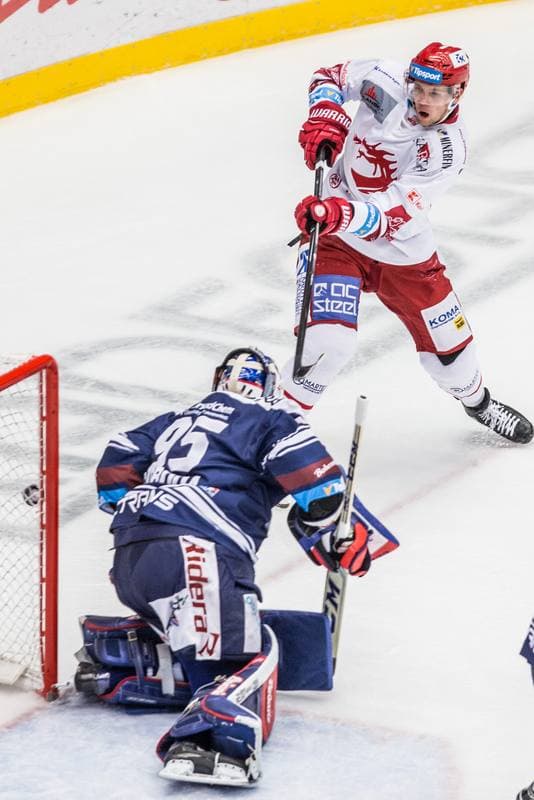 Ice Hockey. Tipsport Extraliga. Ocelari Trinec - Vitkovice Ridera. 21.11.2019