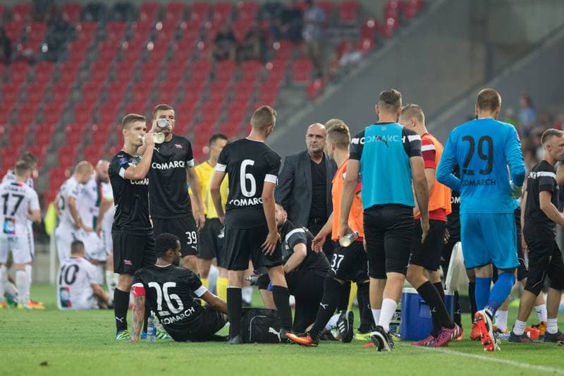 Football. Polish Cup. GKS Tychy - Cracovia Krakow. 09.08.2017